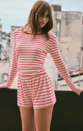Night In Stripes PJ Top