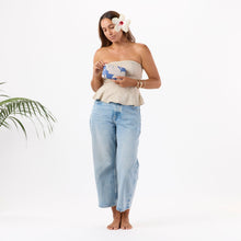 Salina Navy Tiny Stripe MINI Pouch