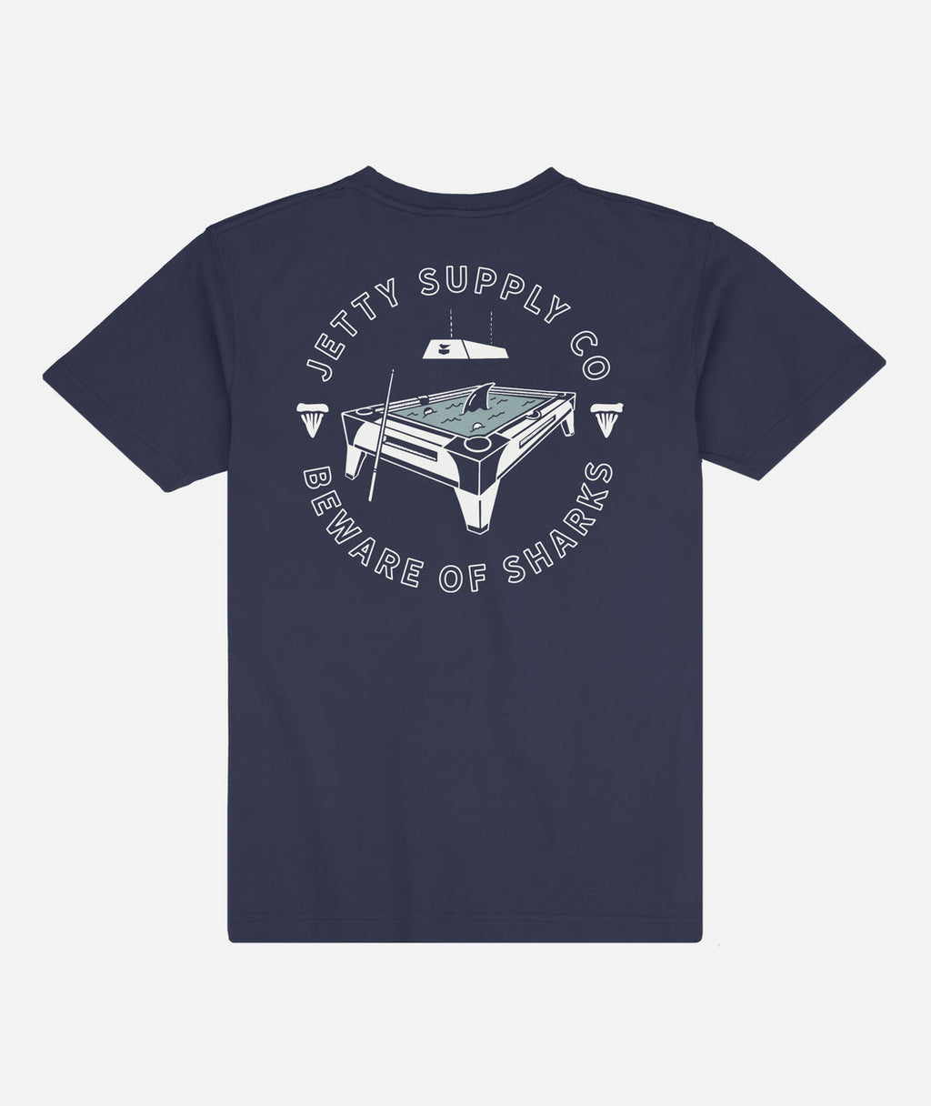 Poolshark Harbor Blue Tee