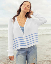 Sunrise Stripe Zip Hoodie Sweater
