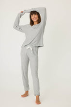 Silver Sparkle Thermal Ski Jammie Set