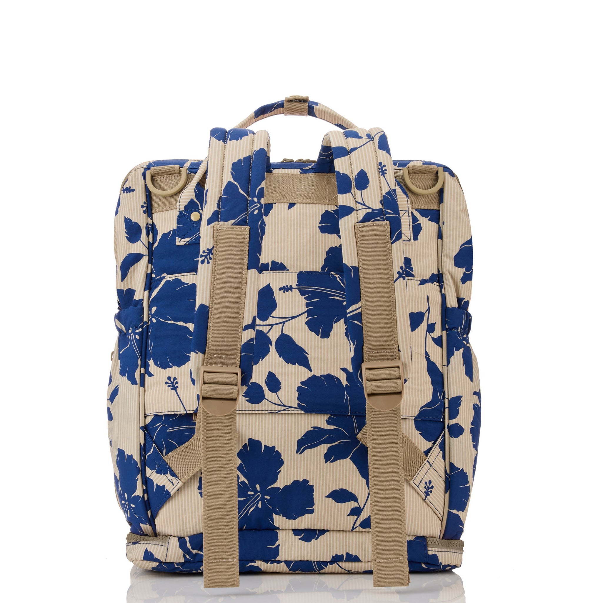 Salina Navy Tiny Stripe Le Bébé Backpack