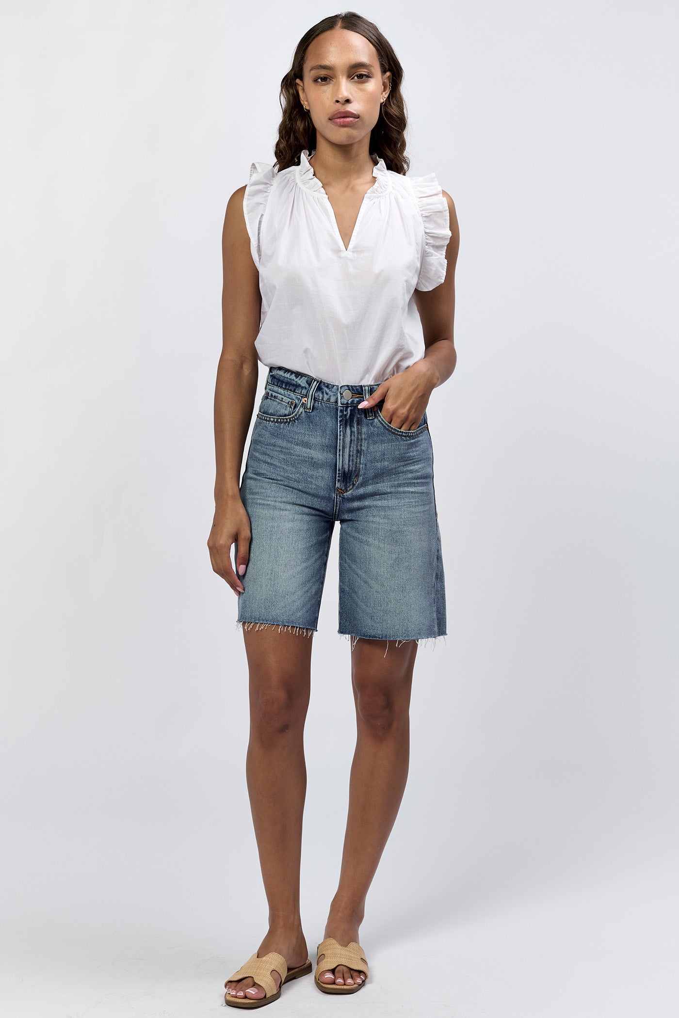 Boyfriend Waveline Denim Short