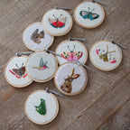 Mini Butterfly Embroidery Hoop