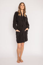 Black Cable Knit Robe