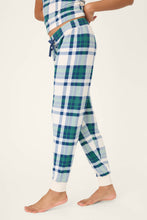 Cozy Life Plaid Thermal Velour Jogger