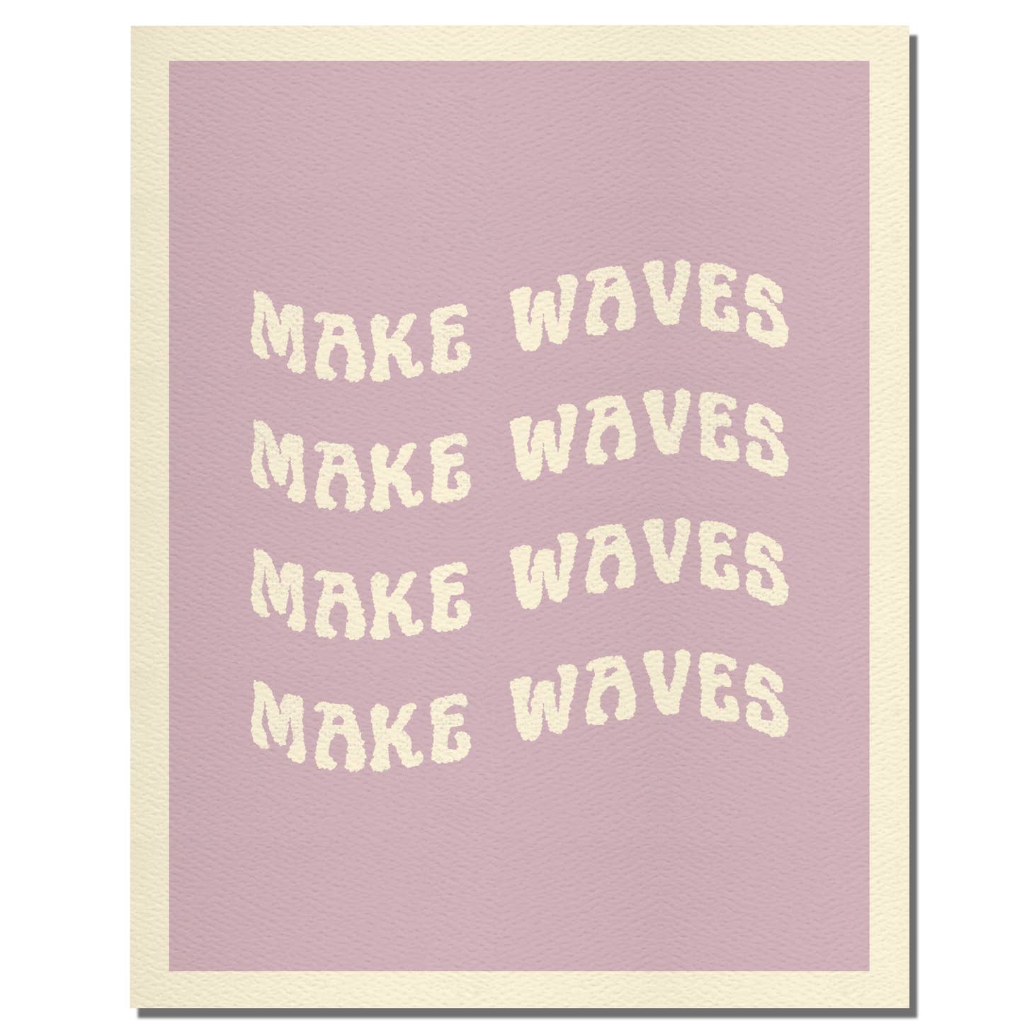 Make Waves Art Print