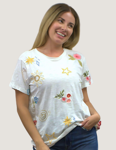 Ingrid Embroidered Tee