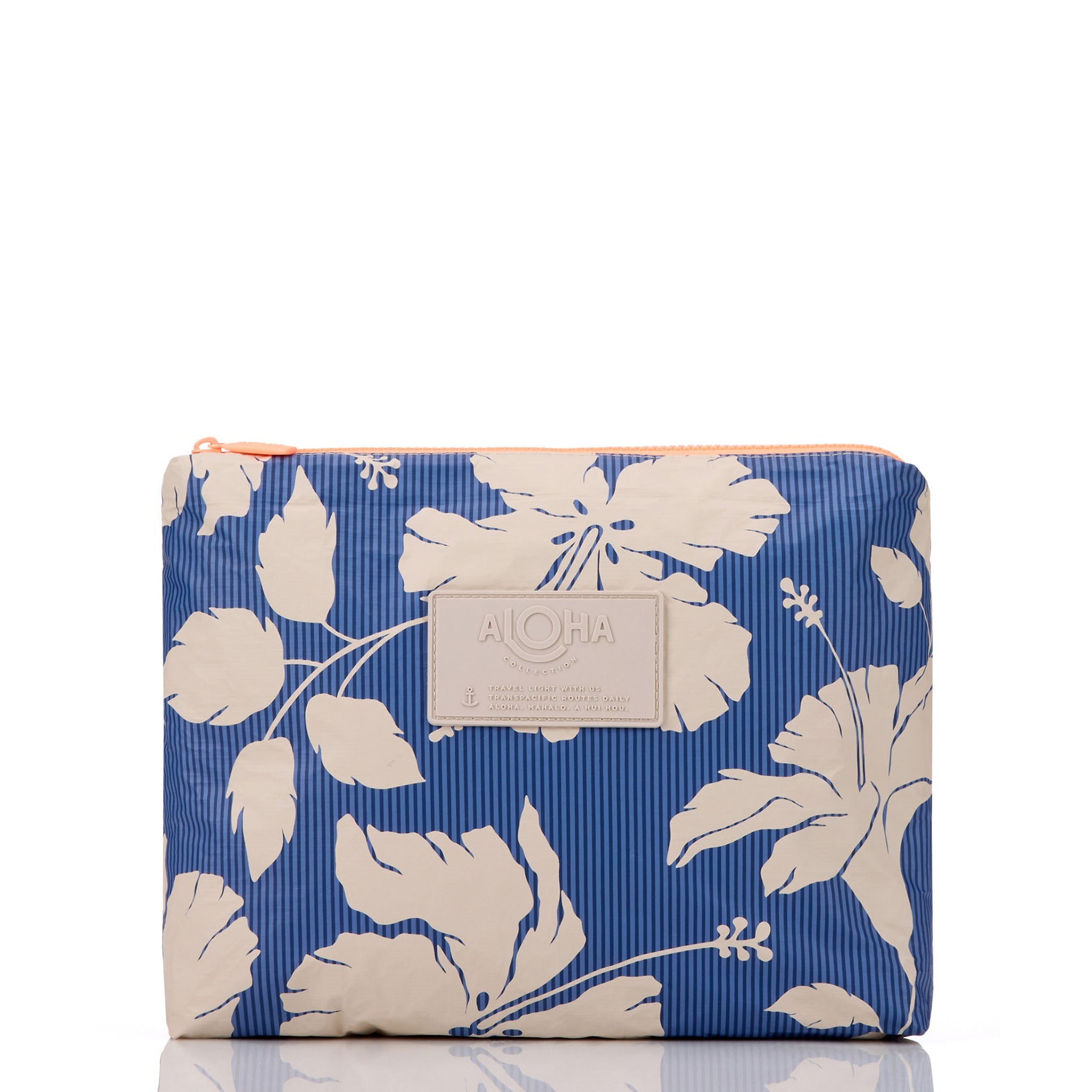 Salina Navy Tiny Stripe MID Pouch