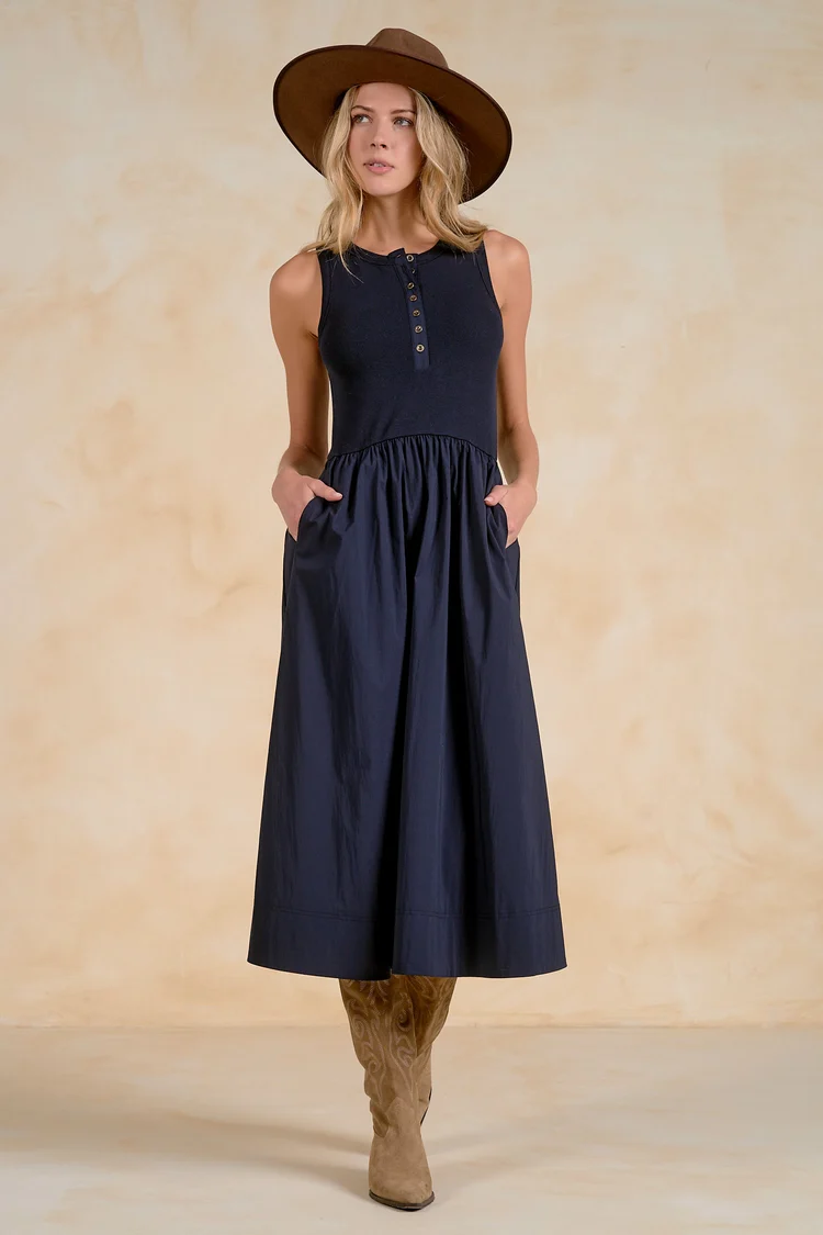 Meadow Navy Dress