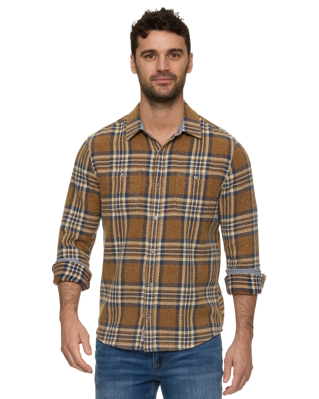 Seabrook Vintage Wash Flannel Button-Up