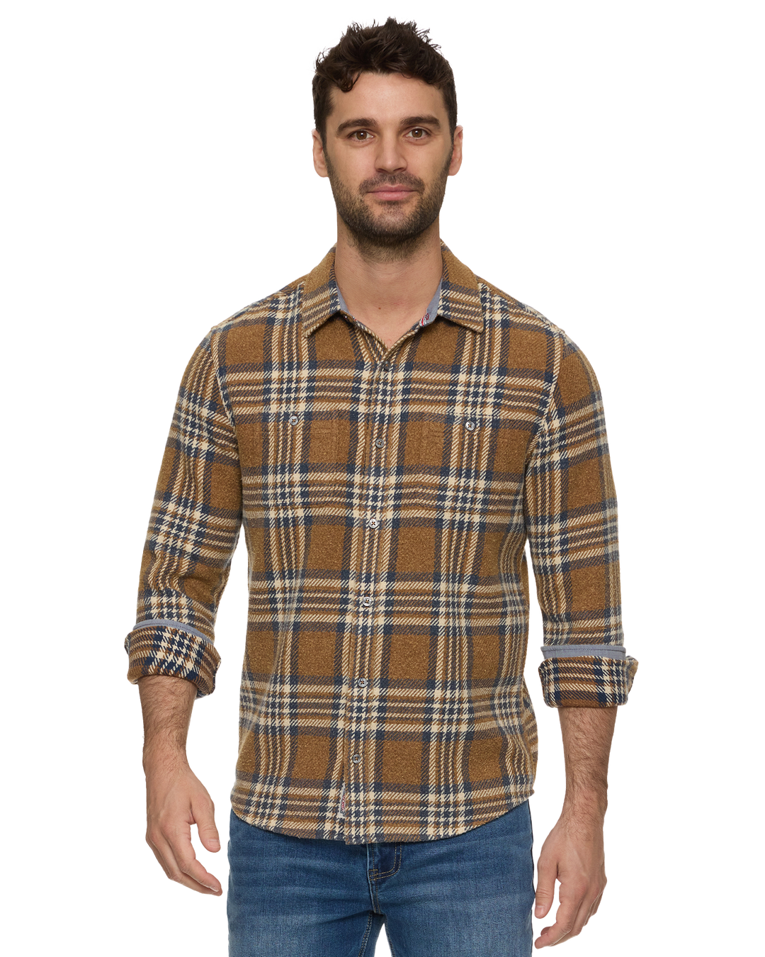 Seabrook Vintage Wash Flannel Button-Up