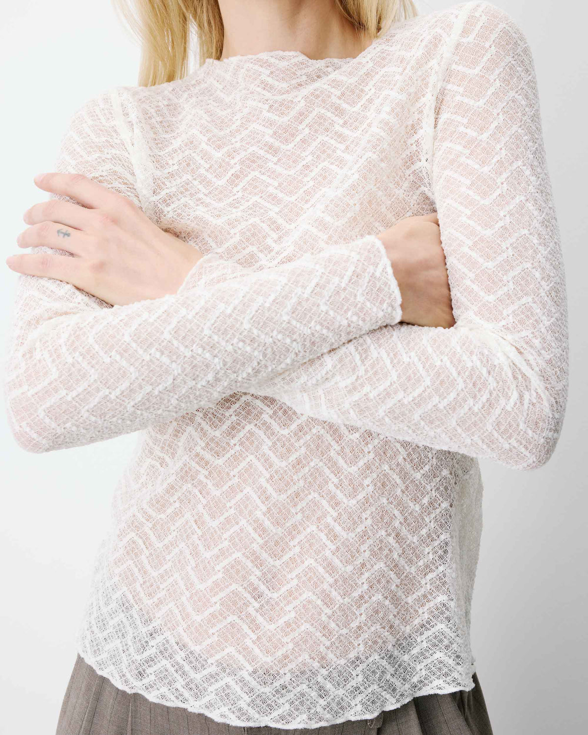 Aube Ivory Lace Top