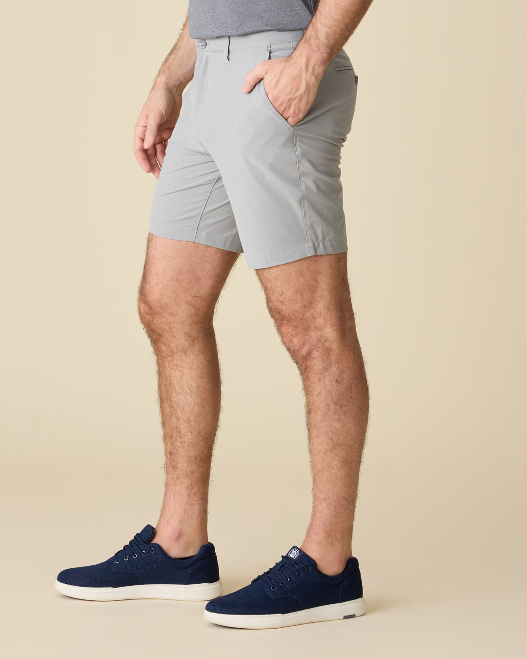 Any Wear Hybrid Performance Grey Short