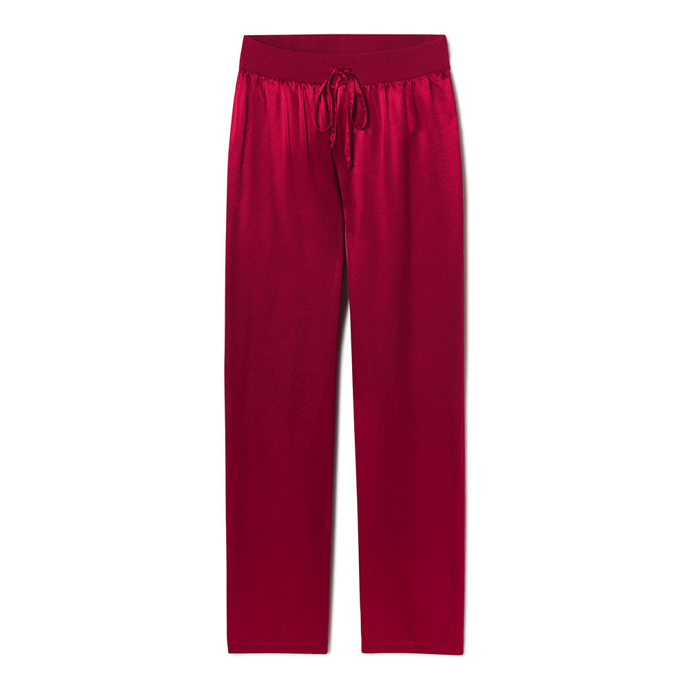 Jolie Red Satin Pant