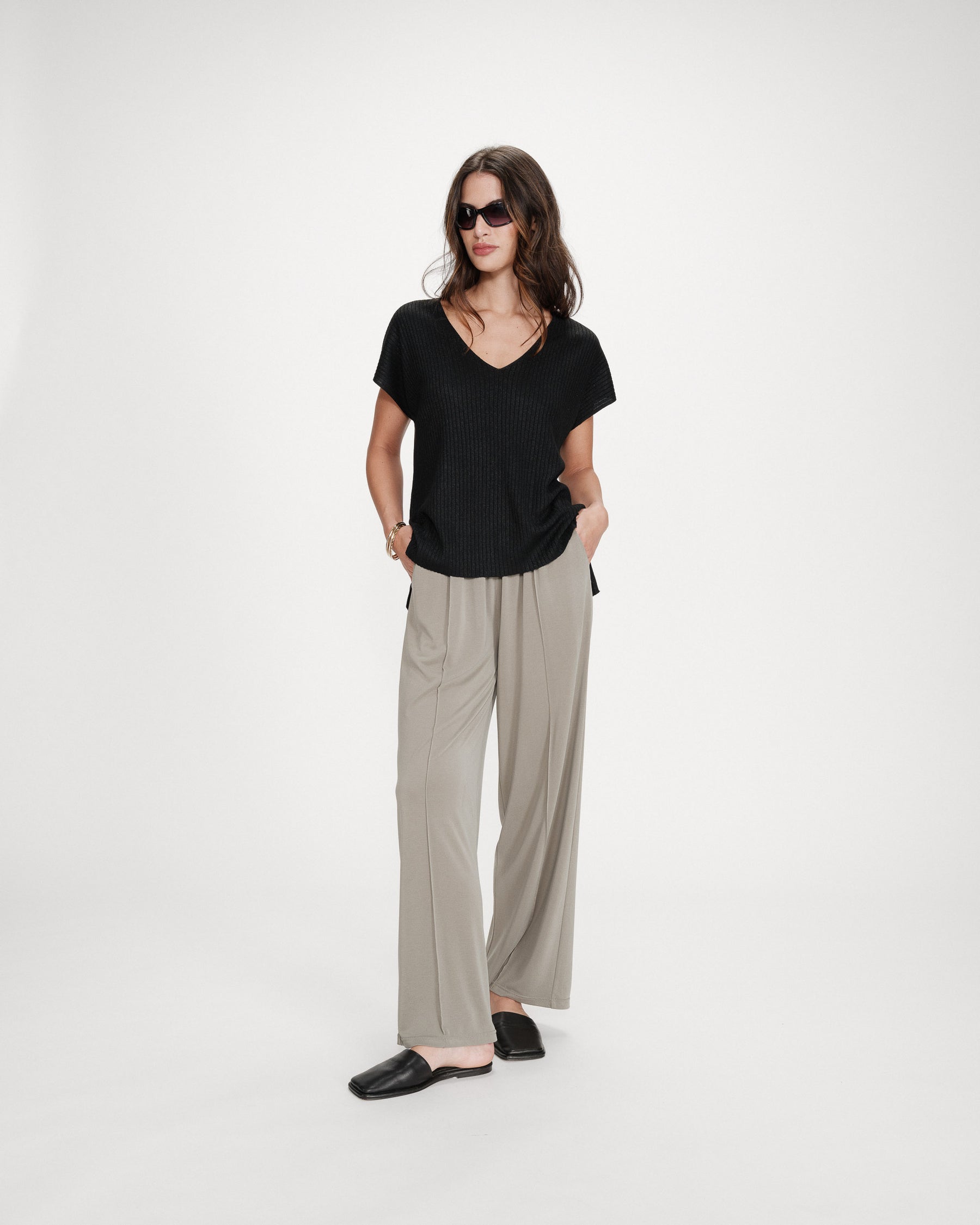 Vapor Shimmer Top