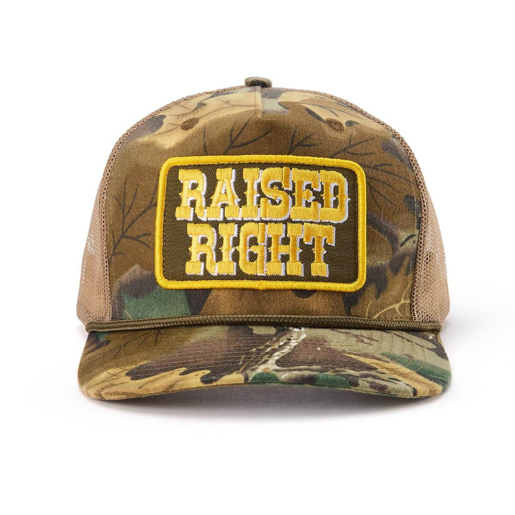 Raised Right Camo Snapback