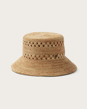 Olivia Packable Straw Bucket Hat