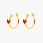 Petite Heart Hoops