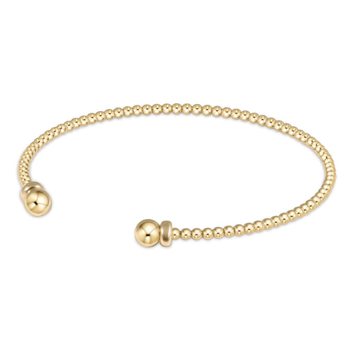 Classic Gold 2mm Cuff Bracelet