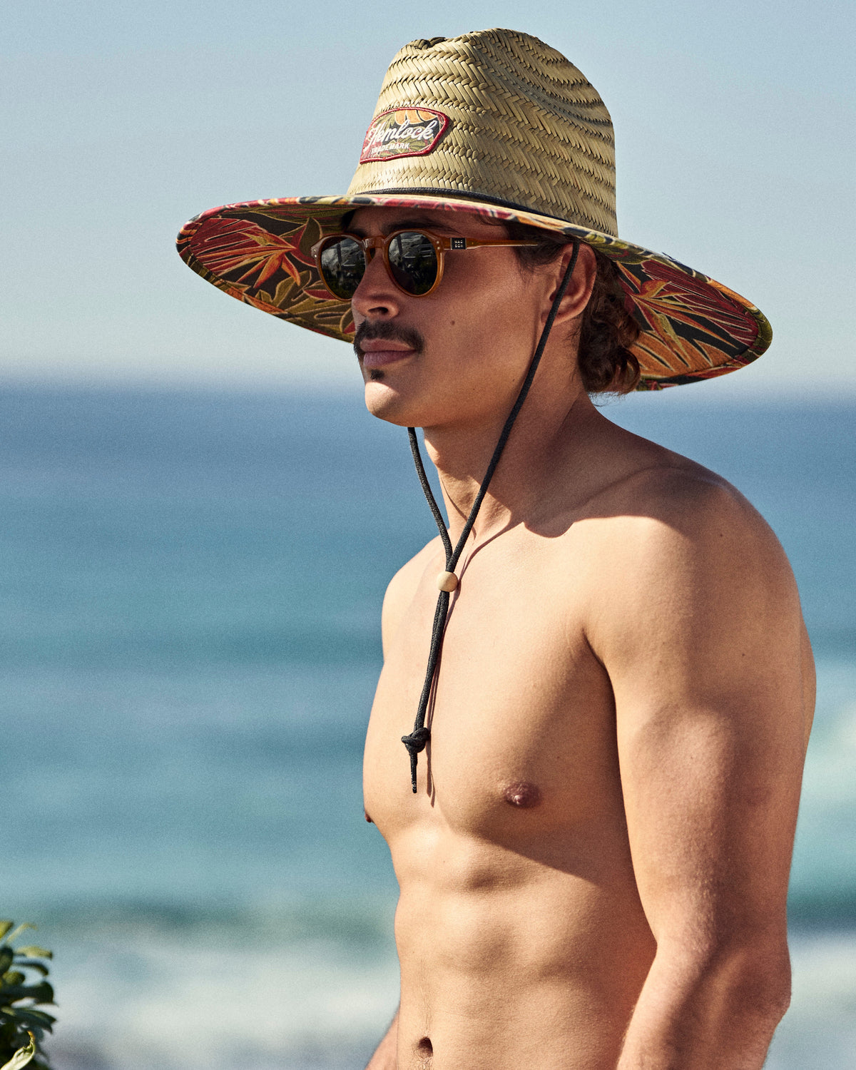 Tropical Foliage Lifeguard Hat