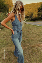 Chloe Recycled Dallas Denim Vest