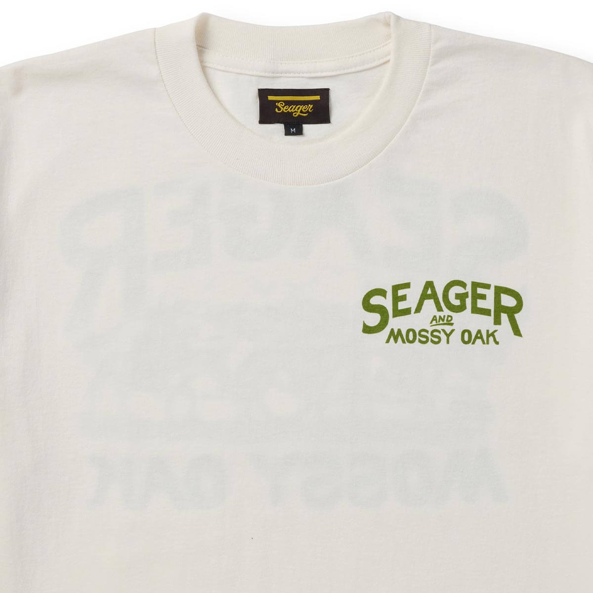 Seager x Mossy Oak Pack Out Vintage White Tee