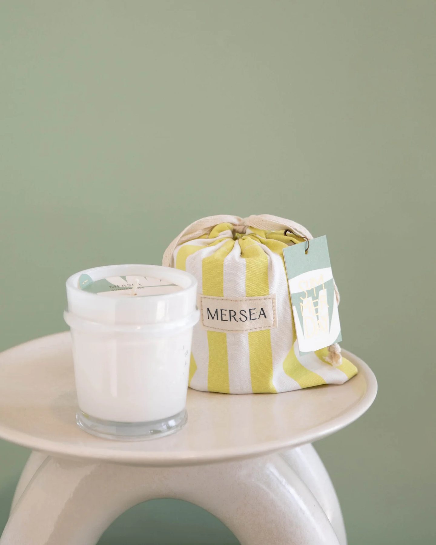 Summer Day Sandbag Candle