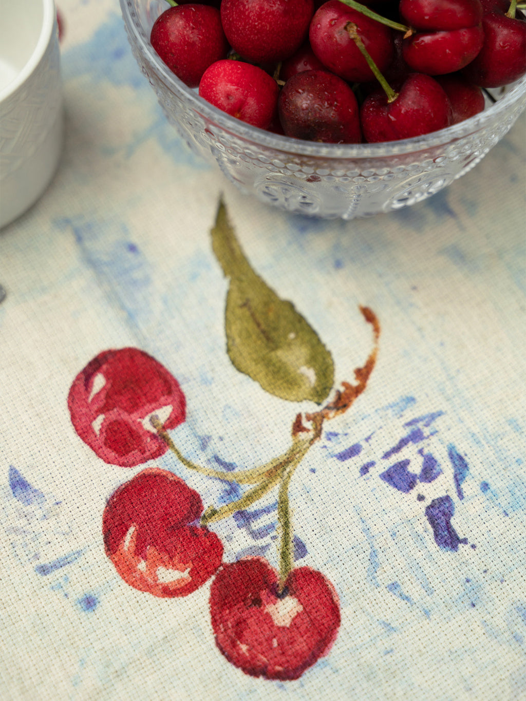 Cherry Cherry Breakfast 53"x53" Tablecloth