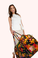 Midnight Posy Quilted Luxe Weekender Bag