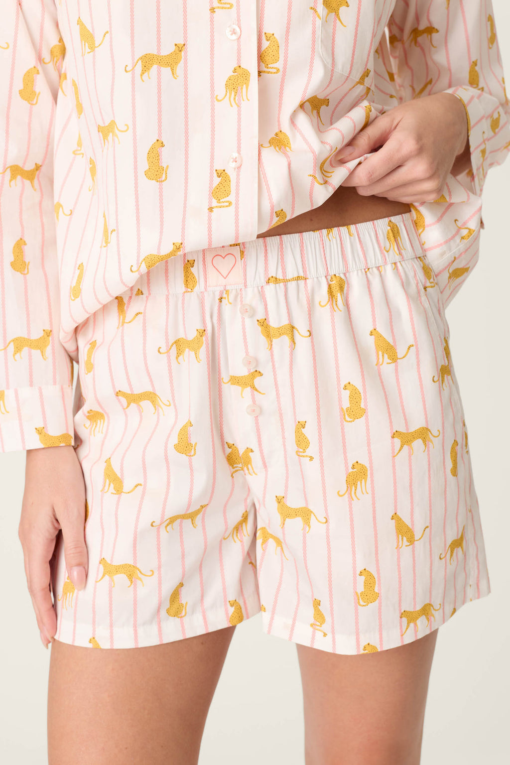 Afterparty Cheetah Charm PJ Set