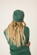 Campfire Cozy Feather Knit Beanie