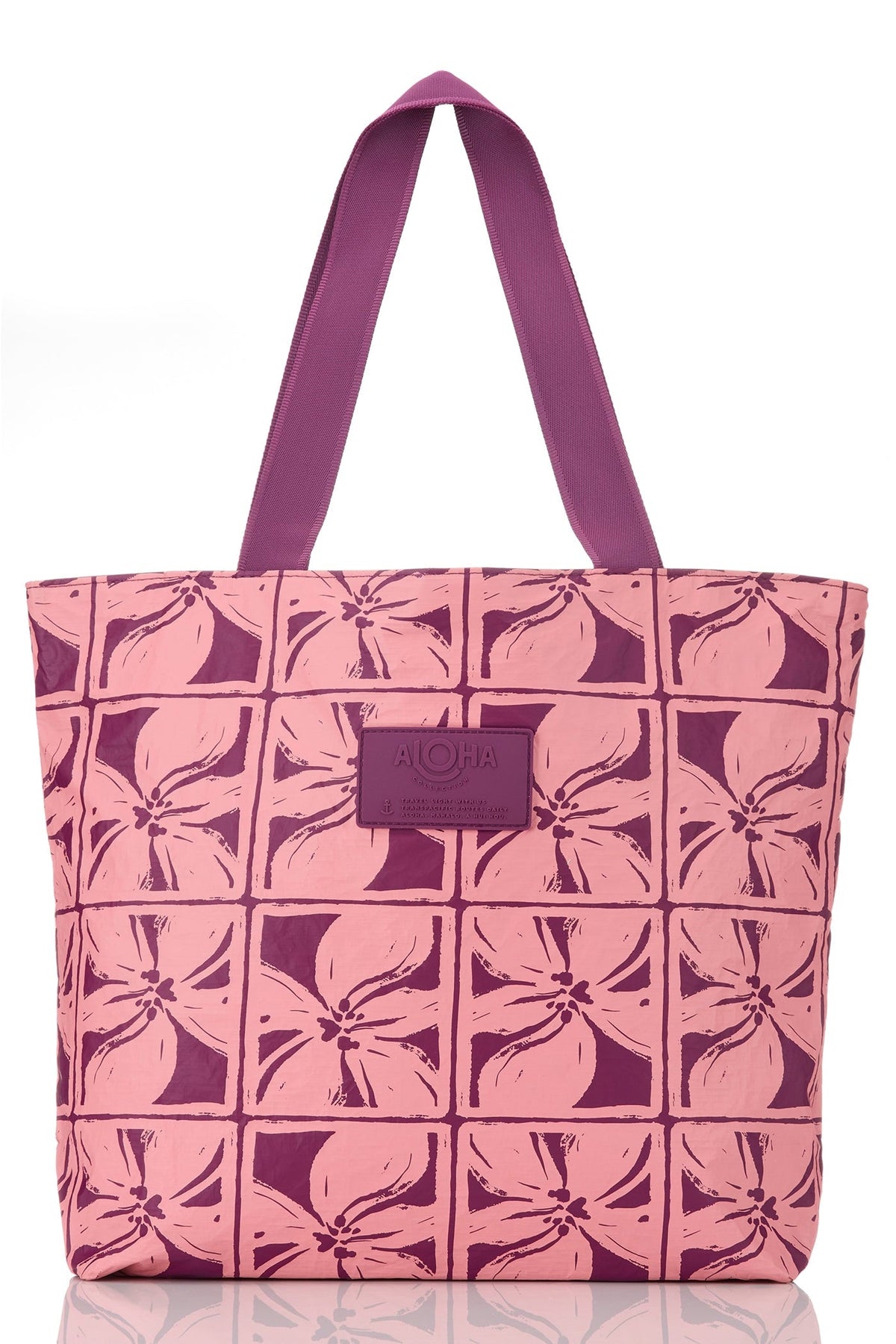 Lattice Candy / Plum Day Tripper Tote