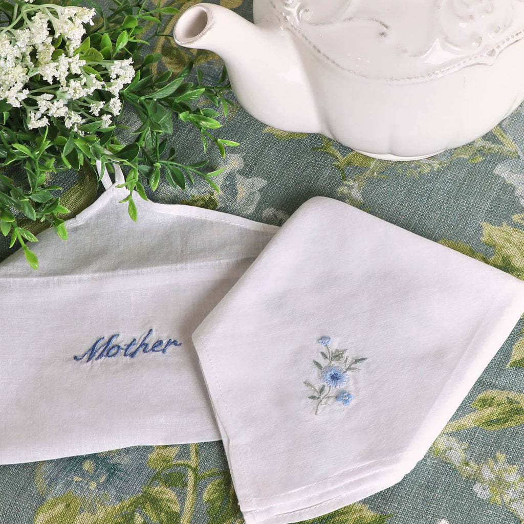 Mother Embroidered Hankie