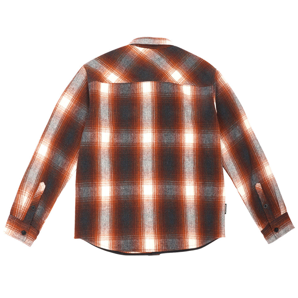 Rust Color Flannel Folsom Heavyweight Rust Flannel – 3 Seas