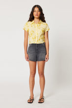 Worn Black Mirage Denim Short