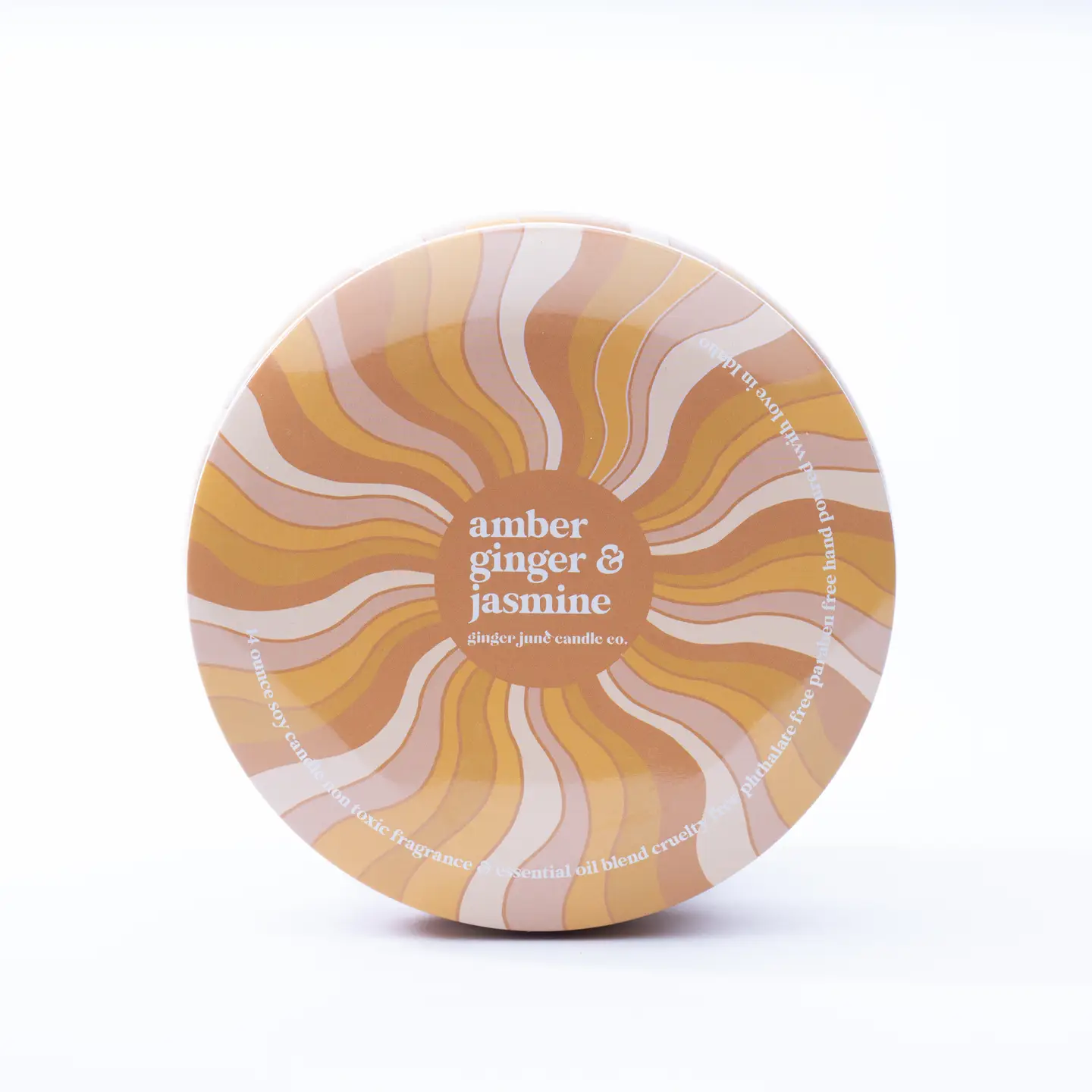 Groovy Swirl Tin Candle