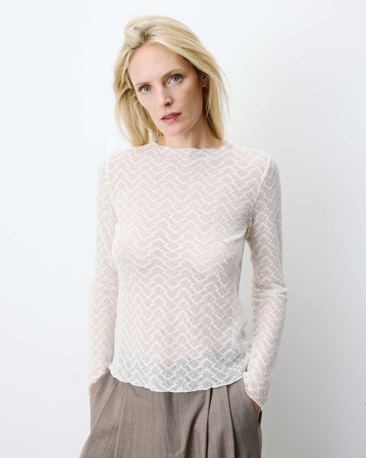 Aube Ivory Lace Top