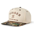 Branded Cream / Camo Snapback