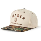 Branded Cream / Camo Snapback