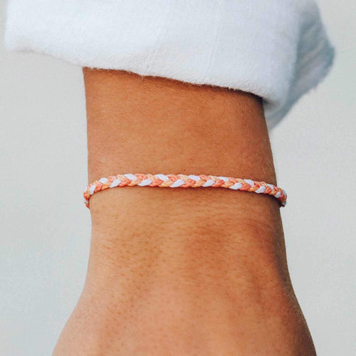 Warm Shoreline Mini Braid Bracelet