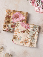 Eternal Rose Antique Tea Towel