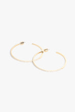 Jay Gold Pave 2" Hoops