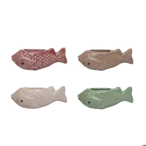 Mini Ceramic Fish Vase Magnet