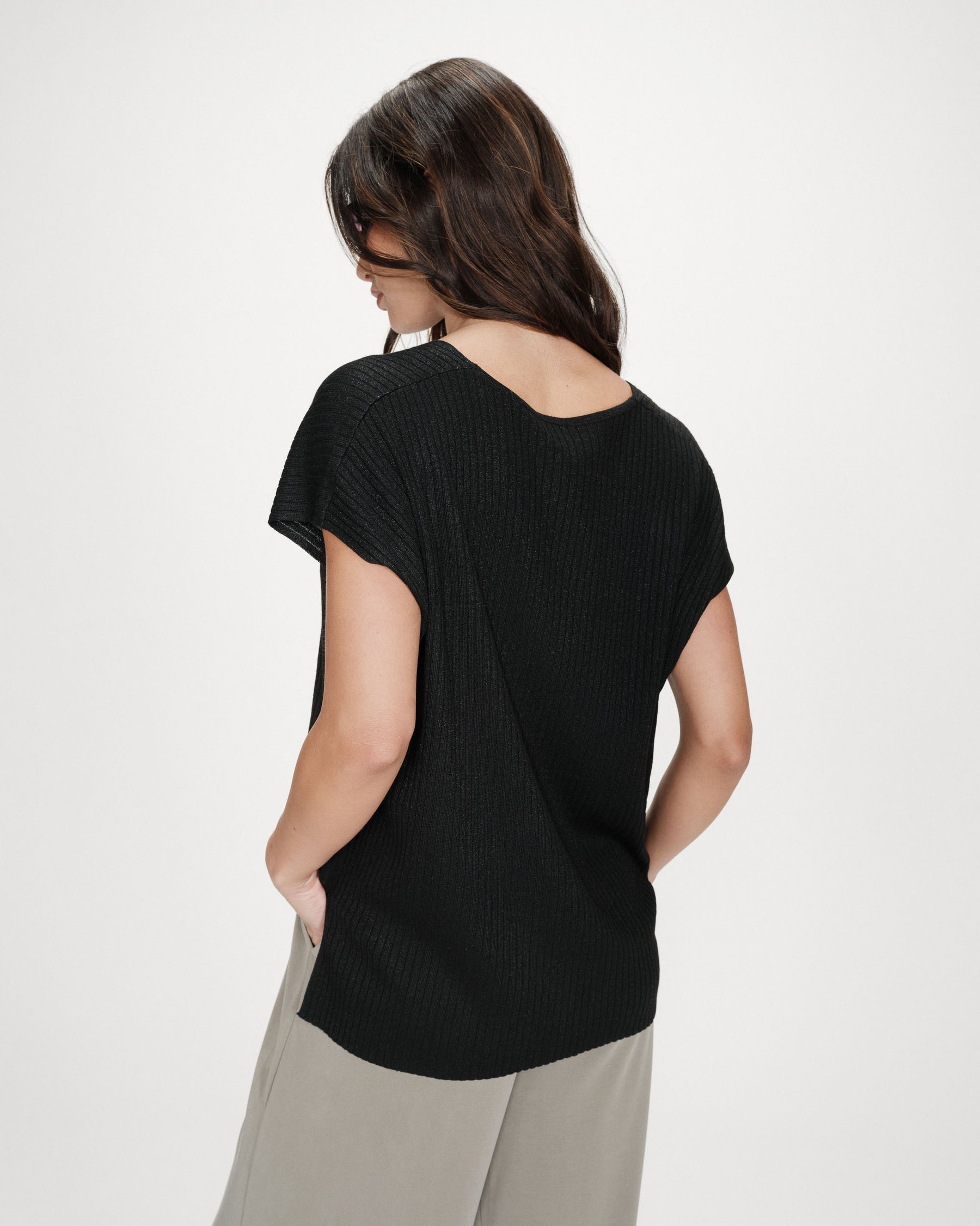 Vapor Shimmer Top