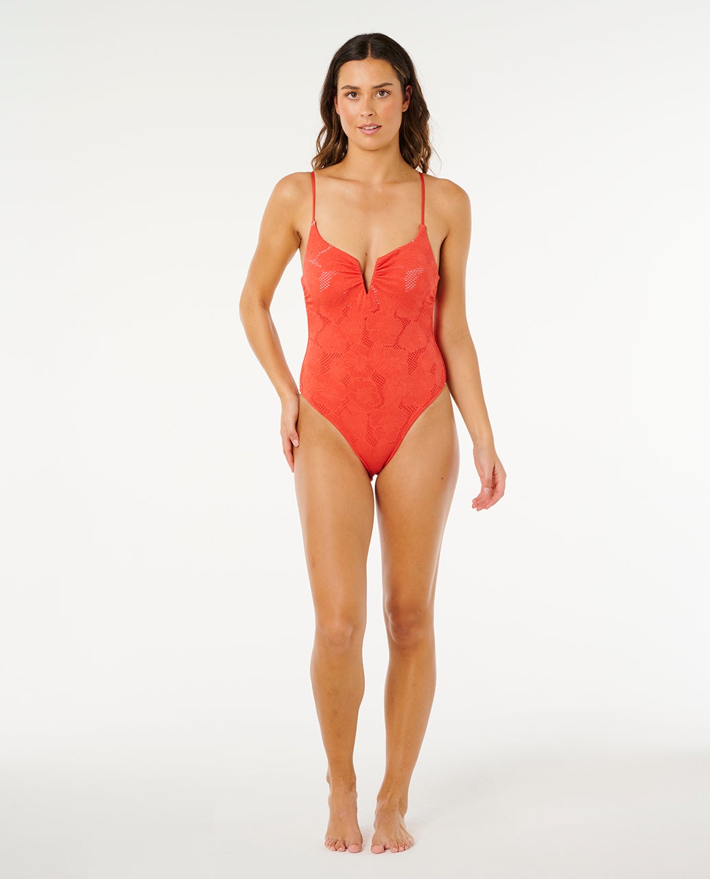Oasis V Red One-Piece