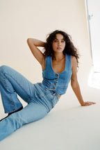 Chloe Recycled Dallas Denim Vest