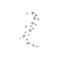 Glitter Star Garland