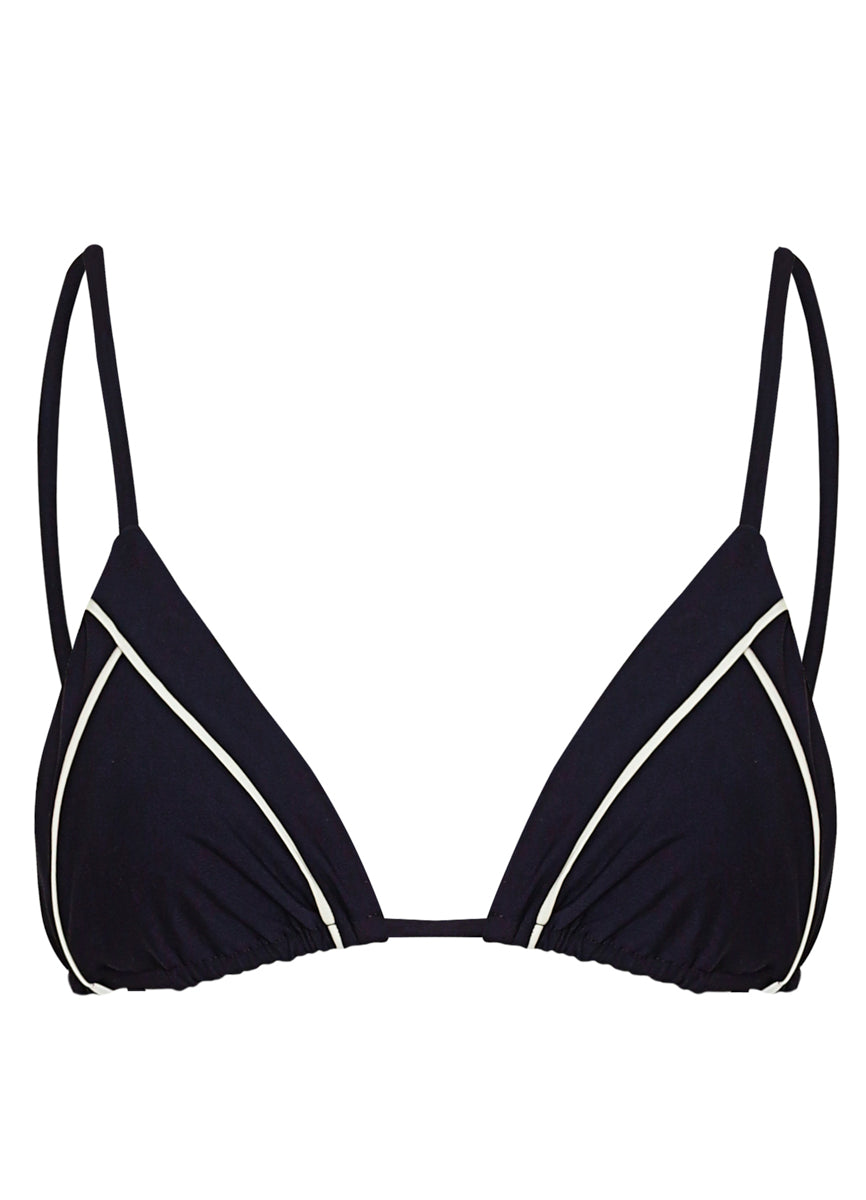Midnight Black Balming Bikini Top