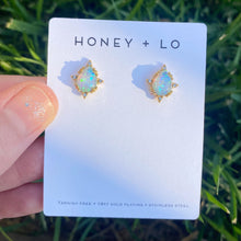 Calypso Opal Teardrop Studs